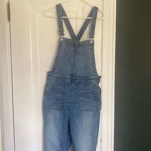 Madewell overalls hip zipper